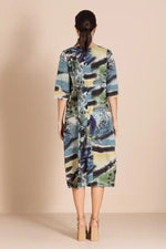 Megan Salmon Park Life Romance Dress in Park Life Print