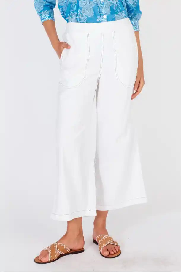 Rubyyaya Pula Pant in White