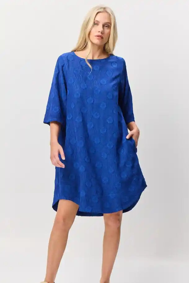 Valia Santa Maria Dress in Royal Blue
