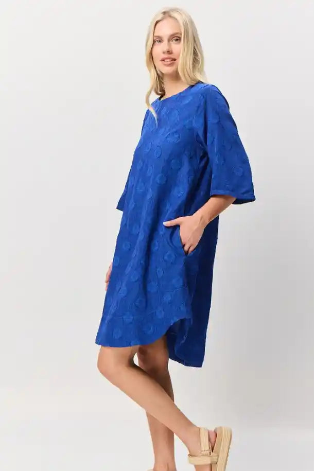 Valia Santa Maria Dress in Royal Blue