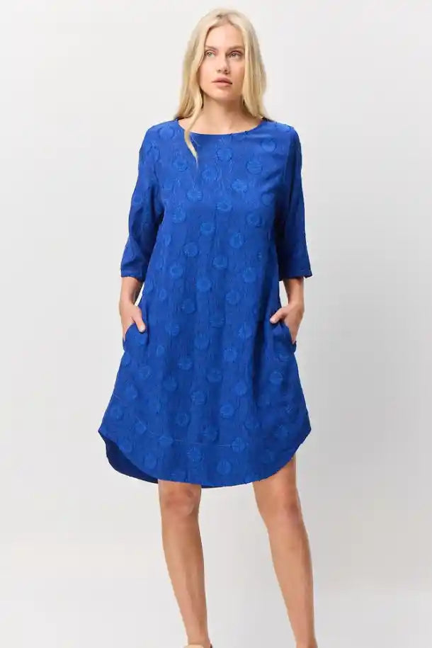 Valia Santa Maria Dress in Royal Blue
