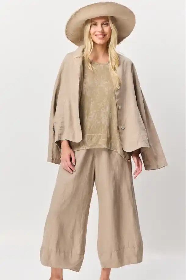 Valia Lucca Jacket in Tan