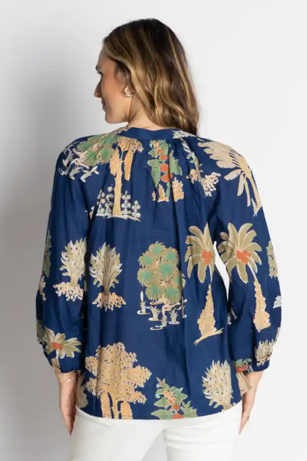 Lulalife Amrita Shirt in Navy