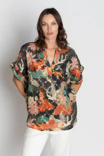 Lulasoul Hoshino Top in Japanese Pattern