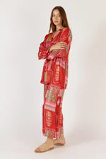 Rubyyaya Khari Shirt in Red Print