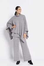 Philosophy Toppa Poncho Rib Knit in Grey