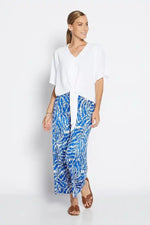 Philosophy 7/8th Pocket Pant in Cobalt