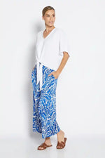 Philosophy 7/8th Pocket Pant in Cobalt