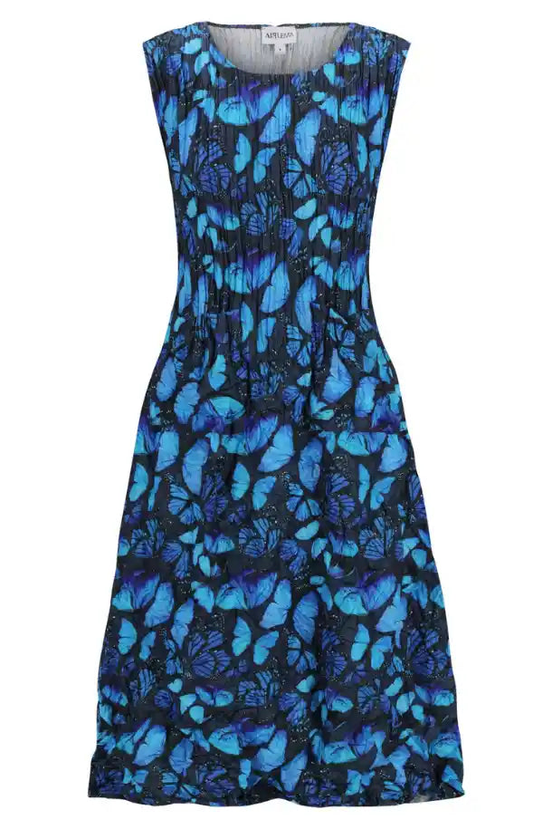 Alquema Smash Pocket Dress in Amazon Blue