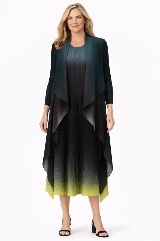 Alquema Collare Coat in Harlequin