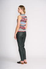 FOIL Shine Through Jean in Scarab