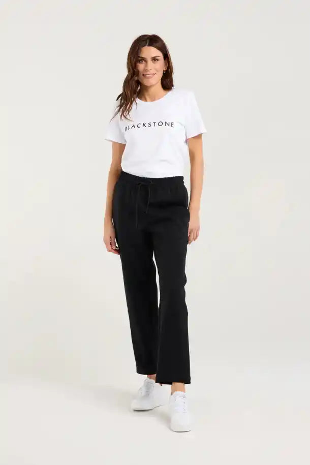 Blackstone Greenwich Panelled Pant in Black