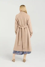 Blackstone Camille Wool Blend Coat in Sable