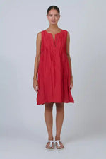 Namastai Chilli Dress in Chilli Red