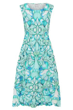 Alquema Smashed Pocket Dress in Sea Glass