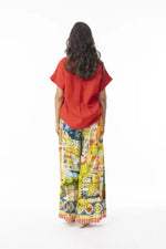 Orientique Amalfi Pant in Amalfi Print
