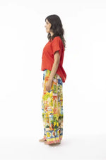 Orientique Amalfi Pant in Amalfi Print