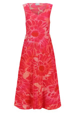 Alquema Long Estrella Dress in Pebble Flower