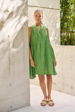 Namastai Meadow Dress in Green Meadow