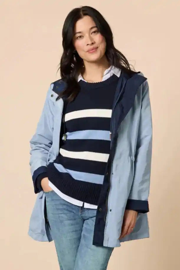 Gordon Smith Highland Jacket in Navy Blue and Powder Blue