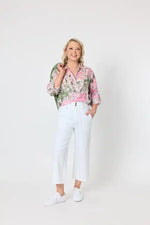 Gordon Smith Hudson Crop Denim Jean in White