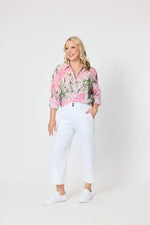 Gordon Smith Hudson Crop Denim Jean in White
