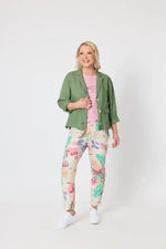Gordon Smith Desert Rose Print Pant in Pink, Multi