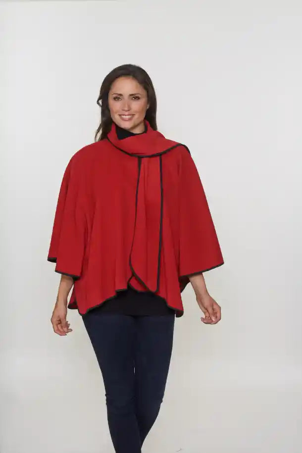 Sabena Red Cape with Sleeves