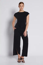 Philosophy Petal 7/8th Split Pant in Black