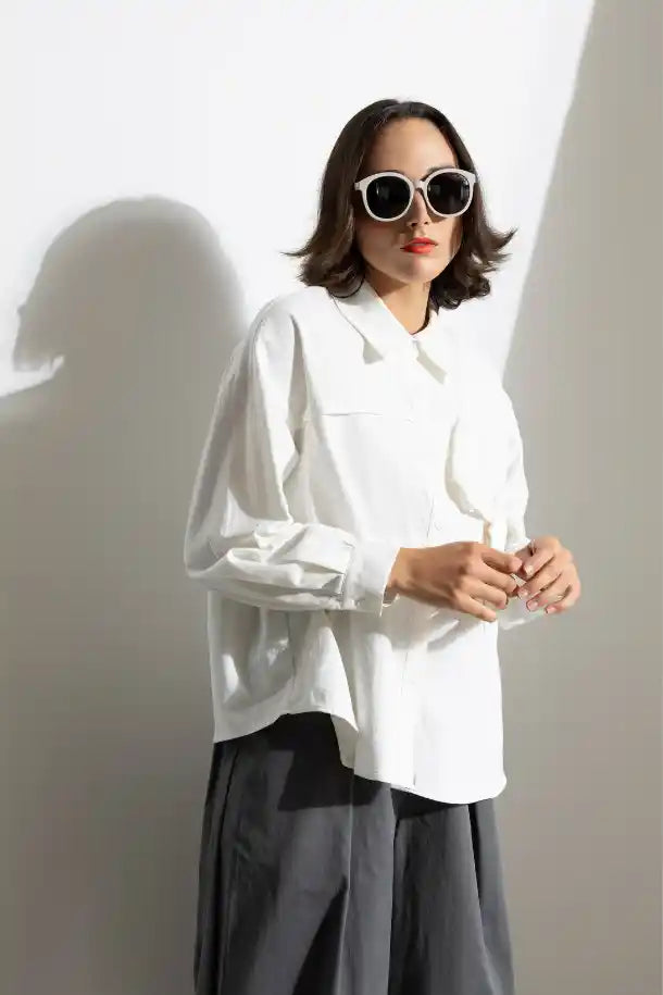 Blacklist Prism Shirt in Winter White