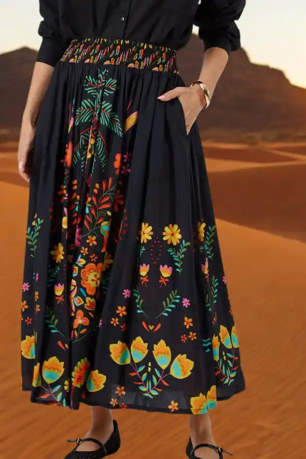 Lulalife Ingrid Print Skirt