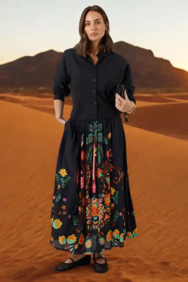 Lulalife Ingrid Print Skirt