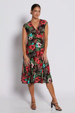Philosophy Hero Tuck V-Neck Dress in Calypso