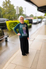 Mansted Corinth M/C Tides Crew Jumper in Emerald Mixture
