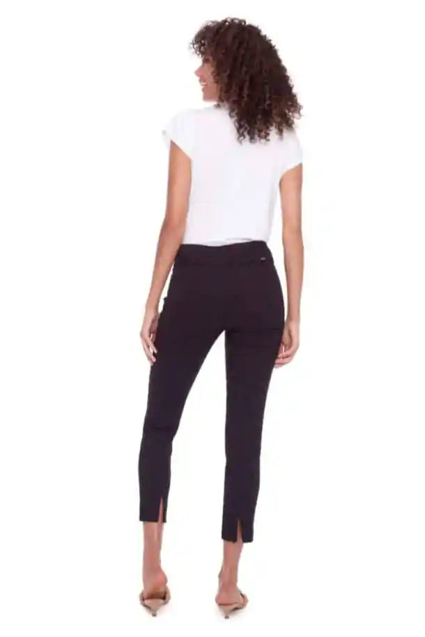 Up! Pants Techno Slim Leg Ankle Pant in Black