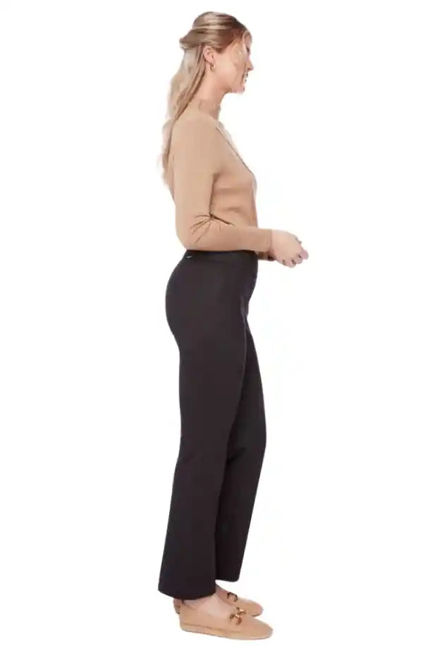 UP! Pants Hove Bootcut Pant in Black
