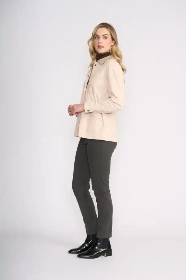 FOIL Holey Moley Trouser in Dark Sage