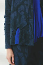 Valia Cameya Cardi in Deep Denim