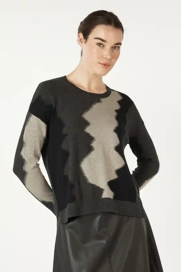 Zaket & Plover Valley Girl Jumper in Charcoal