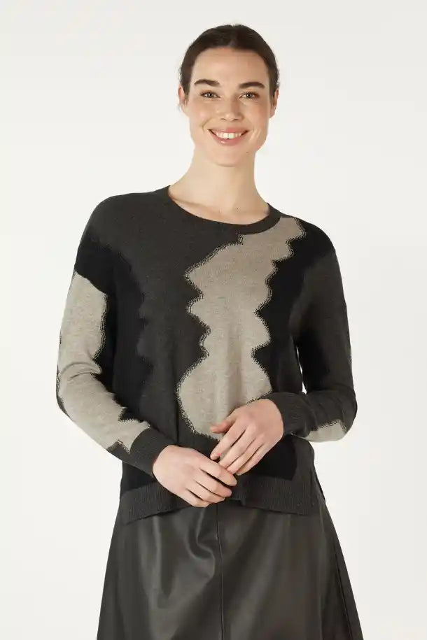 Zaket & Plover Valley Girl Jumper in Charcoal