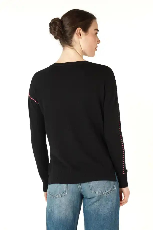 Zaket & Plover Super Star Jumper in Black