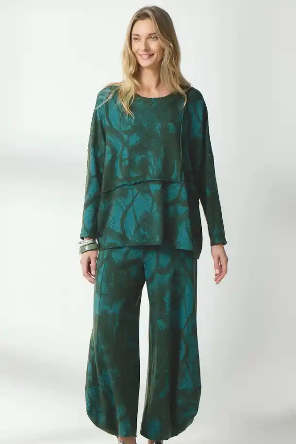 Valia Cameya Tunic in Silver Pine
