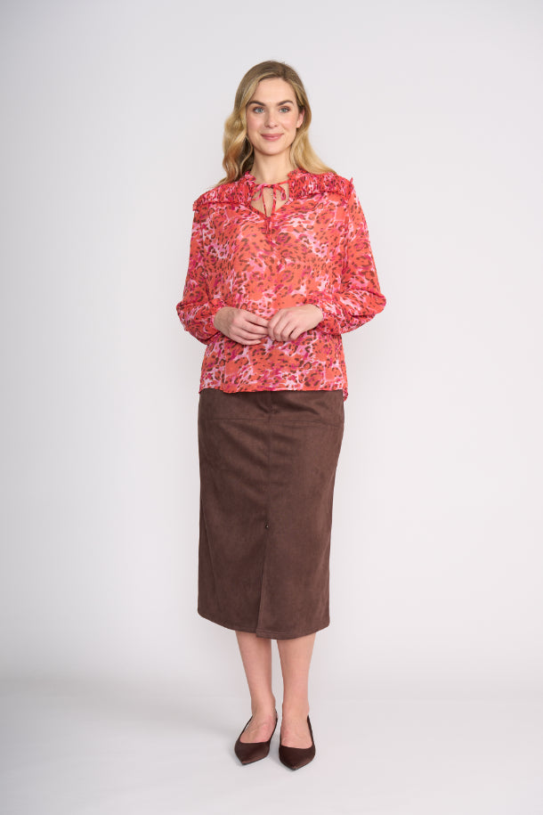 FOIL Stepping Out Blouse in Wildlife