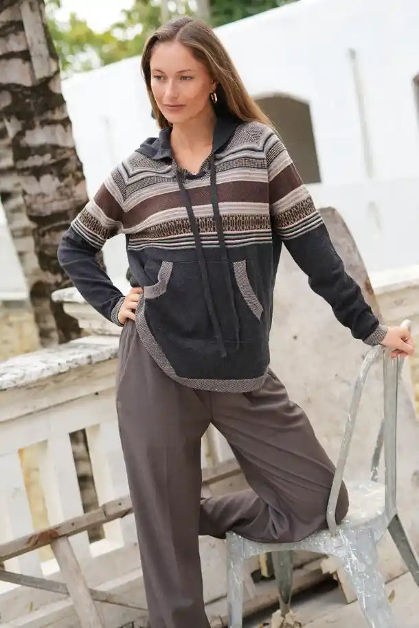 Zaket & Plover Après Hoodie in Charcoal