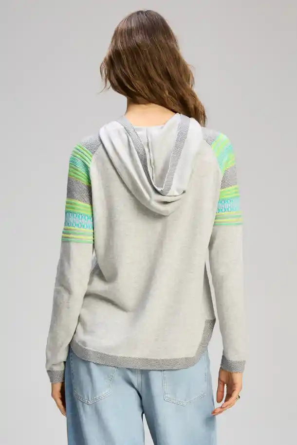 Zaket & Plover Après Hoodie in Light Marl