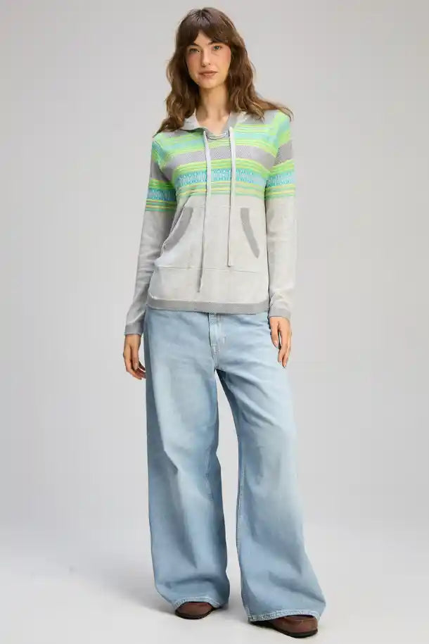 Zaket & Plover Après Hoodie in Light Marl