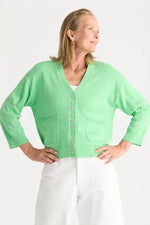 Zaket & Plover Sweetheart Cardi in Apple
