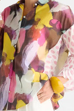 Zaket & Plover Pattern Clash Shirt in Multi