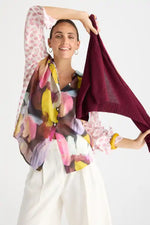 Zaket & Plover Pattern Clash Shirt in Multi