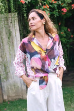 Zaket & Plover Pattern Clash Shirt in Multi